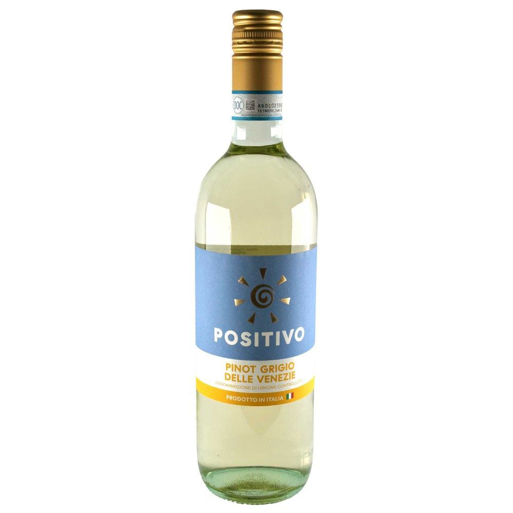 Вино Positivo Pinot Grigio Delle Venezie сухе біле 11% 0.75 л